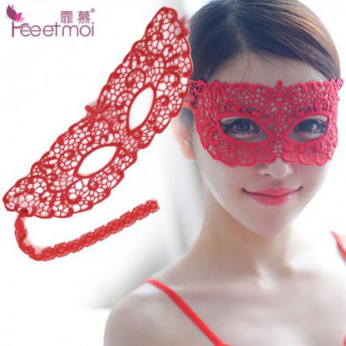 霏慕 蕾丝镂空眼罩女王面具