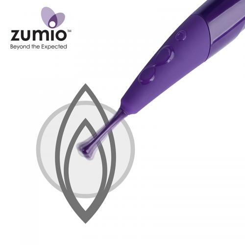Zumio珠蜜牙刷型女性蜜豆按摩器螺旋式摇摆自慰器